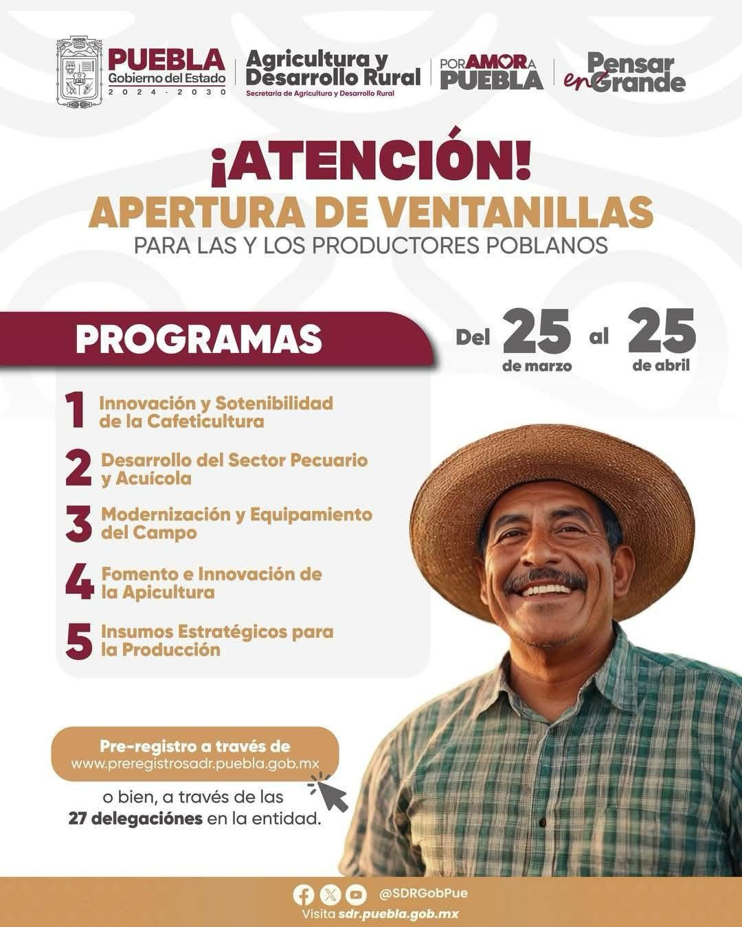 ¡ATENCIÓN PRODUCTOR!