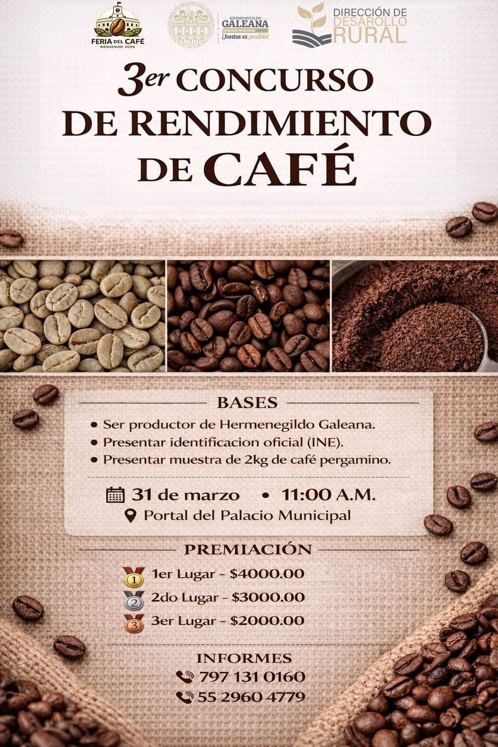 3er Concurso de Rendimiento de Café